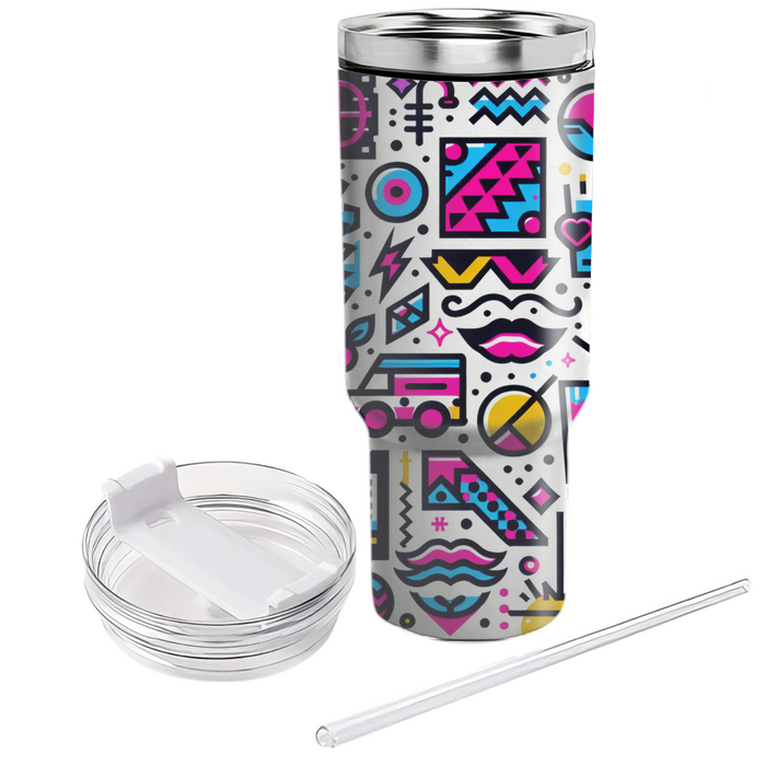 80s Iconic Patterns  Custom Tumblers