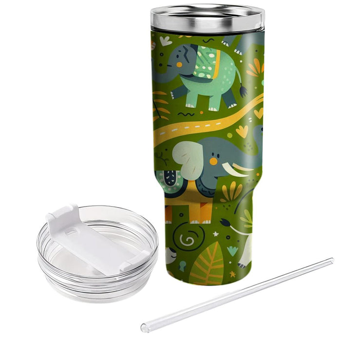 Bright Animal Safari  Decorative Tumblers