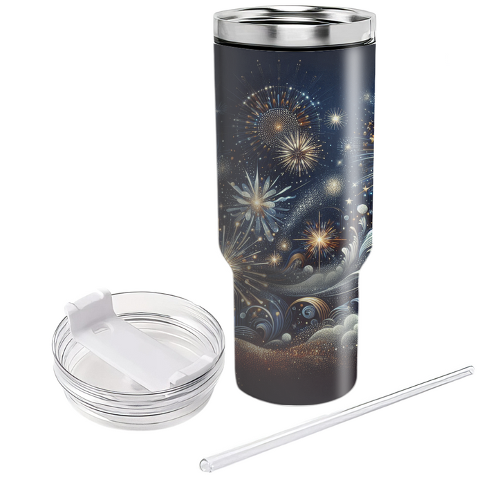 Starlit Dreams - New Year's Eve  Decorative Tumblers