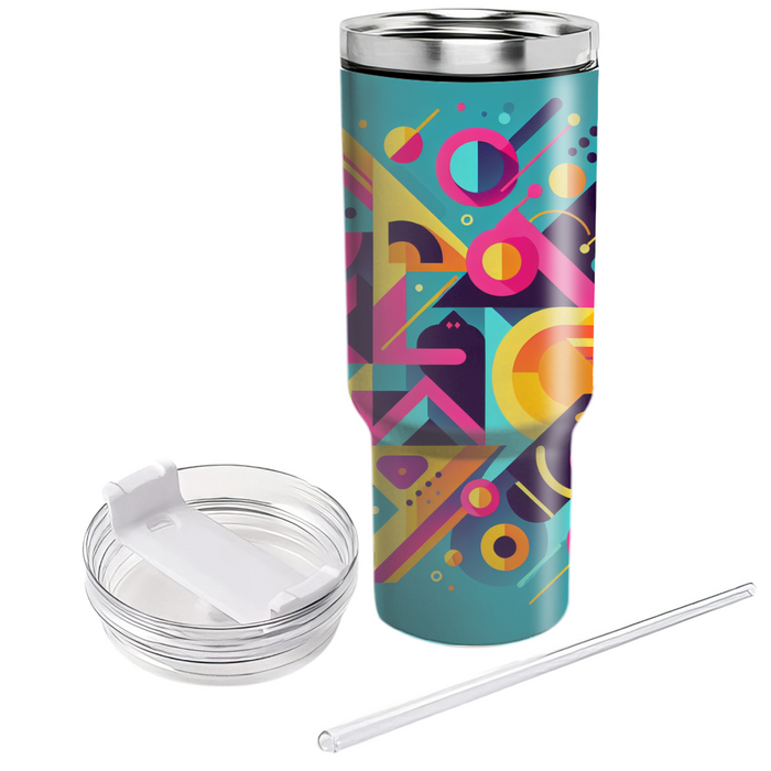 Abstract Geometric Explosion  Decorative Tumblers