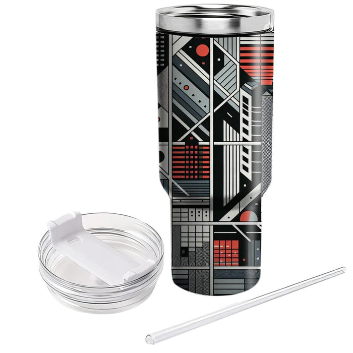 Urban Grid Patterns  Insulated Tumblers