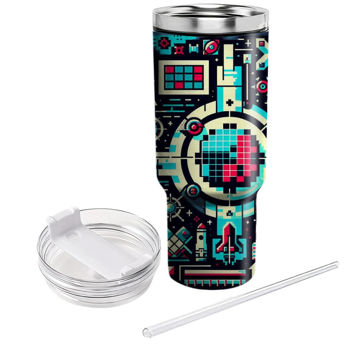 Retro Game Over  Unique Tumblers