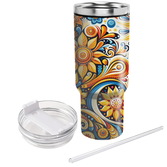 Solar Serenade - Summer Solstice Celebration  Decorative Tumblers