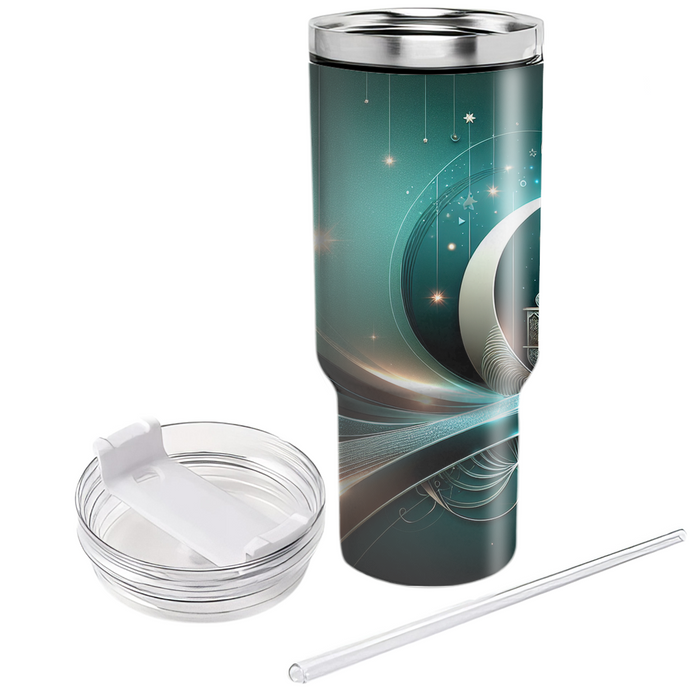 Futuristic Eid Celebration Tumblers With Lids