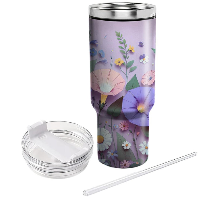 Whimsical Flower Fairytale  Unique Tumblers