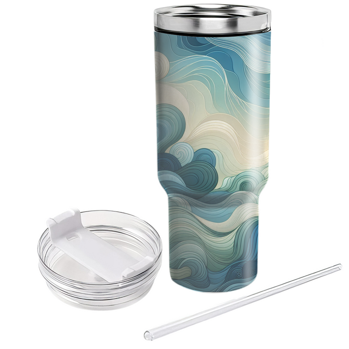 Waves Of Serenity  Unique Tumblers