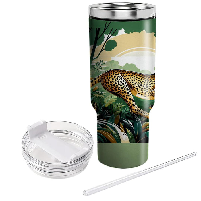 Wild Jungle Cheetah  Decorative Tumblers