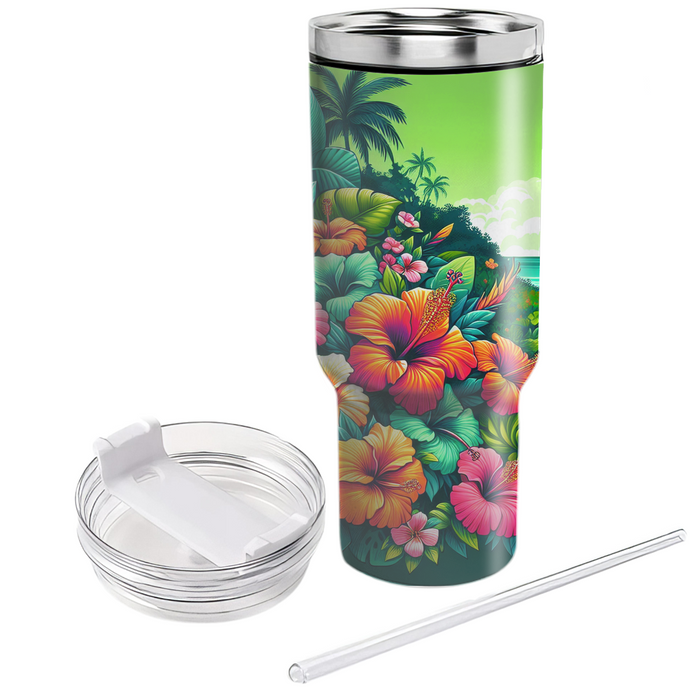 Tropical Paradise Delight  Insulated Tumblers