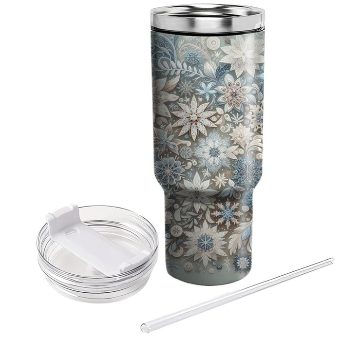 Winter Cozy Snowflakes  Insulated Tumblers