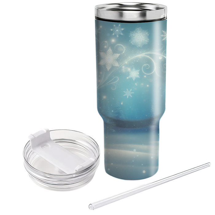 Winter Snowflake Magic  Personalized Tumblers