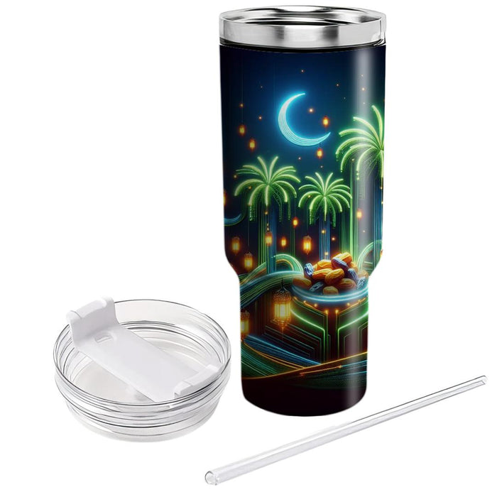 Futuristic Oasis - A New Age Ramadan  Decorative Tumblers