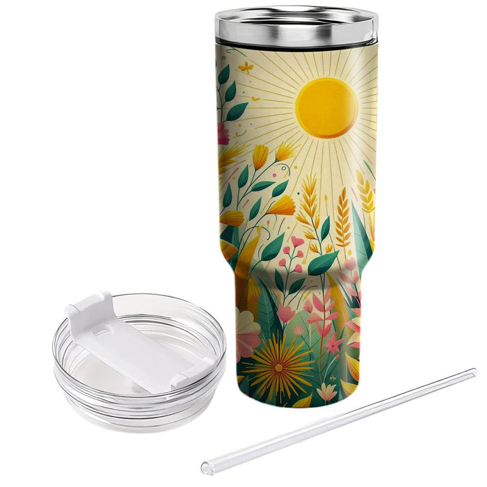 Sunny Meadow Vibes  Custom Tumblers