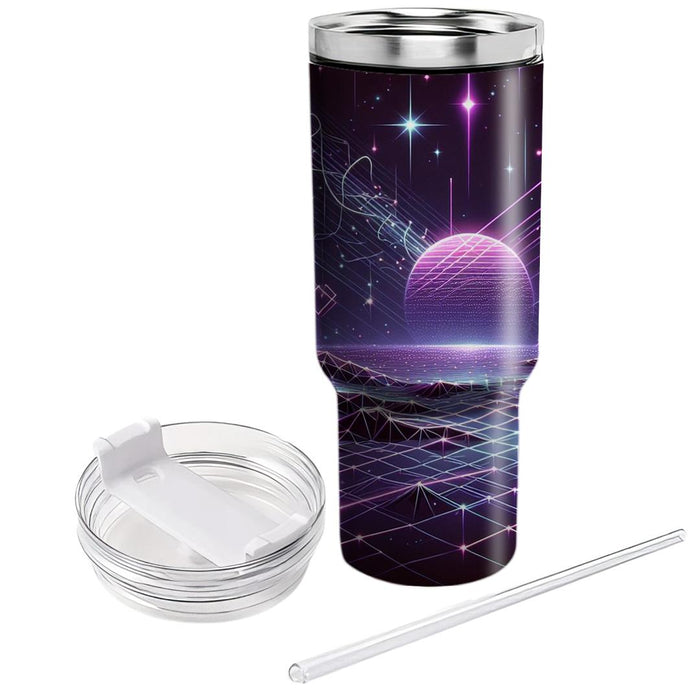 Galactic Synthwave  Unique Tumblers