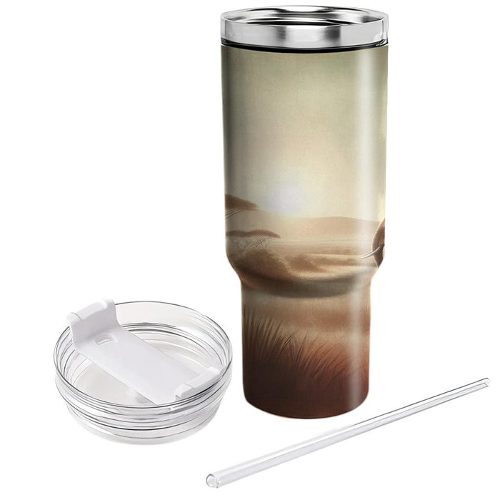 Gentle Elephant Tranquility  Custom Tumblers