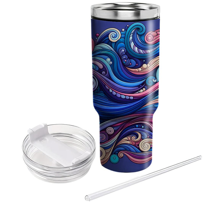  Wave  Travel Tumblers