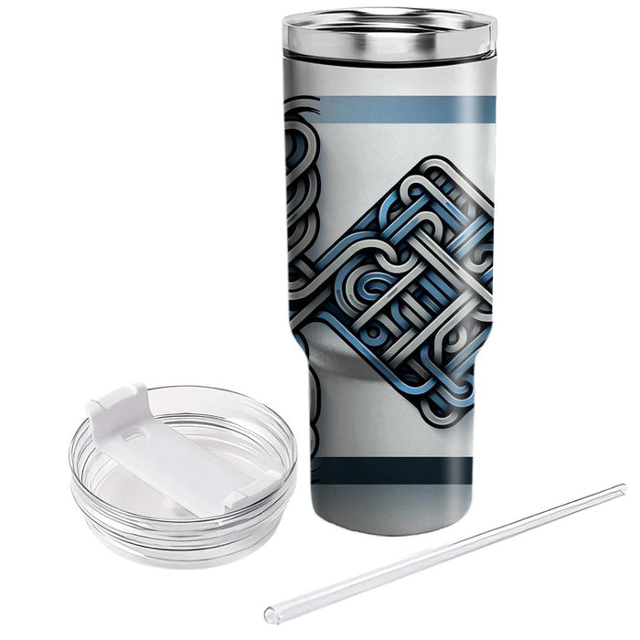 Artistic Linear Design  Personalized Tumblers