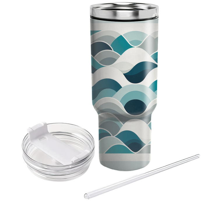 Contemporary Geometric Waves  Unique Tumblers