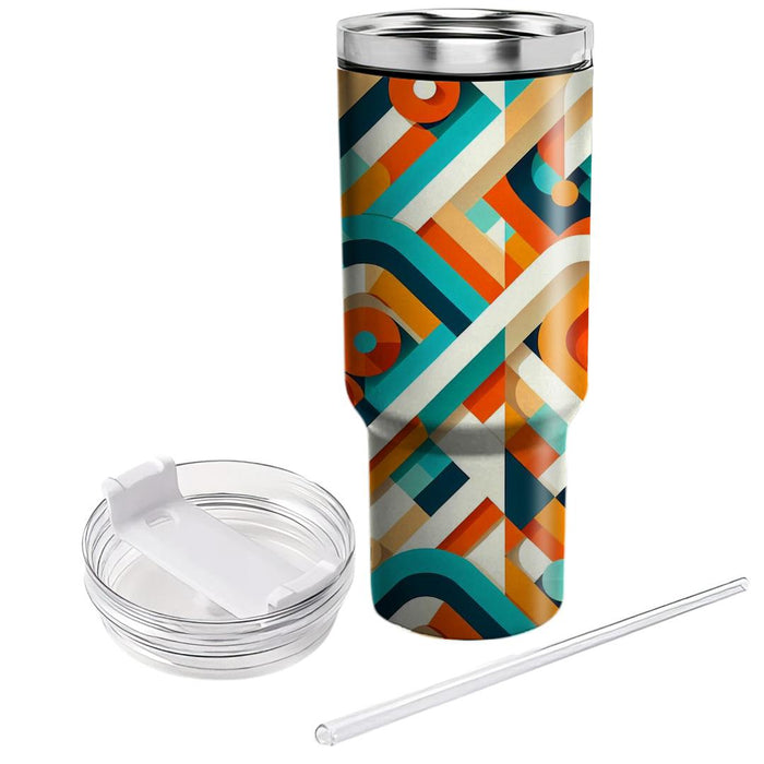 Abstract Geometric Cones  Custom Tumblers