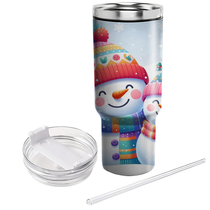 Winter Joyous Snowman  Decorative Tumblers