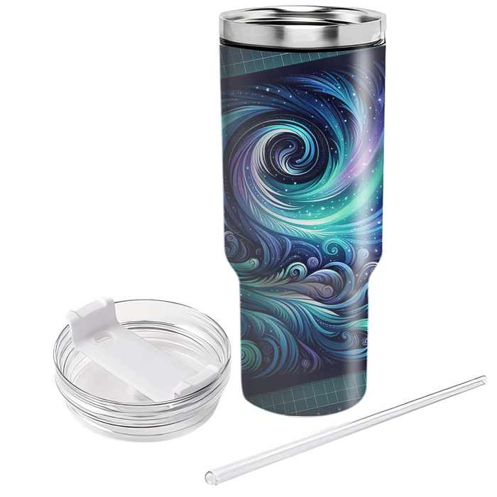 Aurora Celebration - A Northern Lights  Travel Tumblers