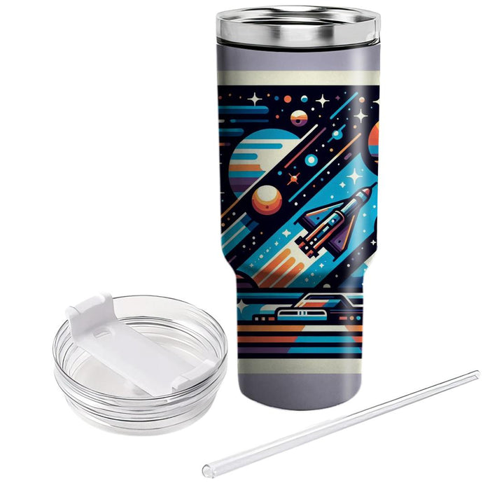 Retro Galaxy  Insulated Tumblers