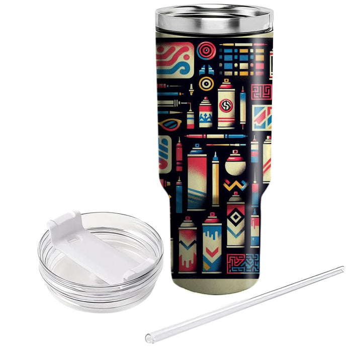 Urban Graffiti Dreams  Tumbler Cups