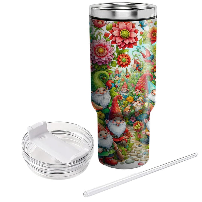 Garden Gnome Spring Adventure  Custom Tumblers