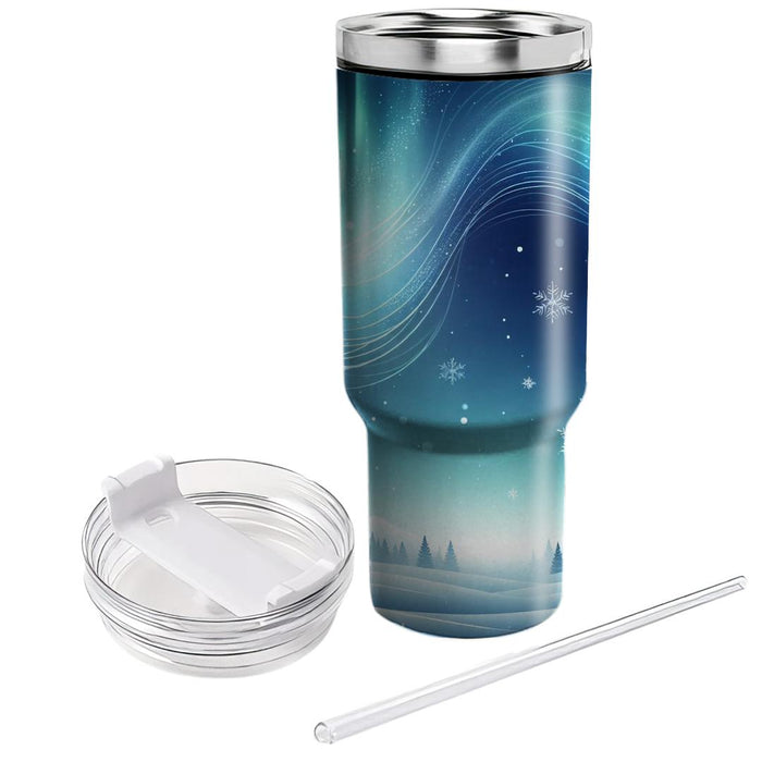 Winter Polar Light  Custom Tumblers