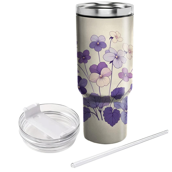 Violet Serenity  Unique Tumblers