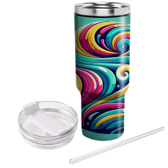  Waves  Tumblers With Lids