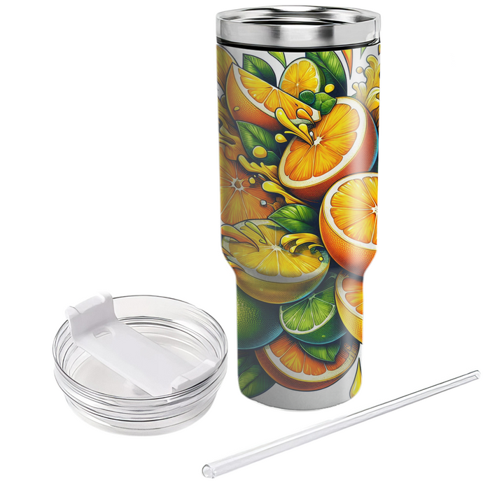 Sunny Citrus Burst  Custom Tumblers