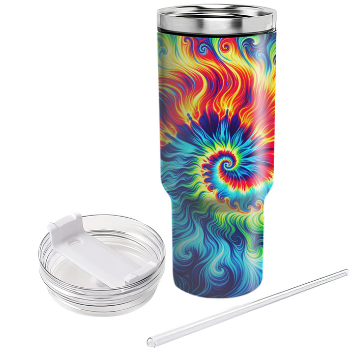 Tie-dye Bliss Travel Tumblers