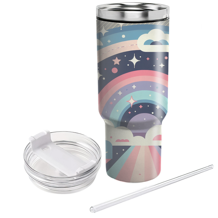 Retro Dreamscapes Personalized Tumblers