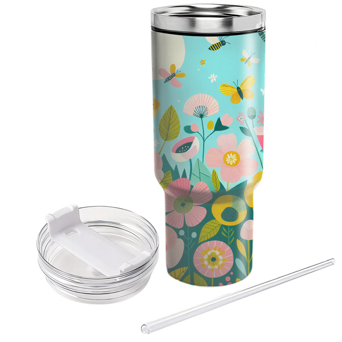 Spring Garden Escape  Travel Tumblers