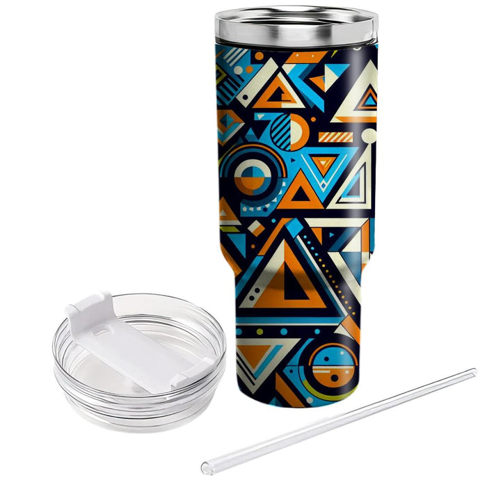 Urban Geometric Graffiti  Tumblers For Gifts