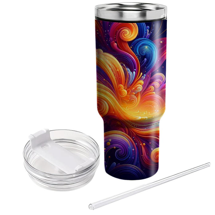  Swirls  Travel Tumblers