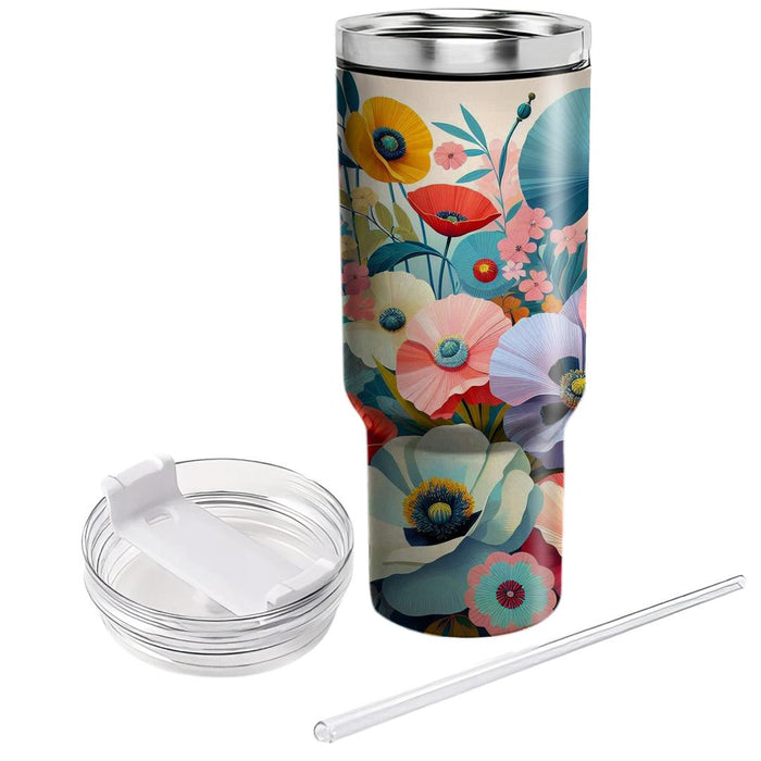 Floral Fantasy Garden  Unique Tumblers