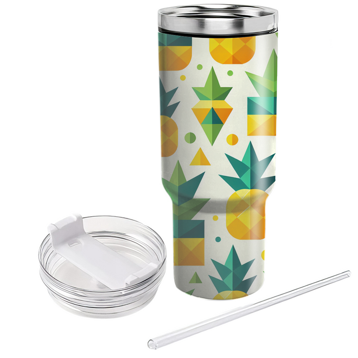 Tropical Pineapple Pattern  Insulated Tumblers