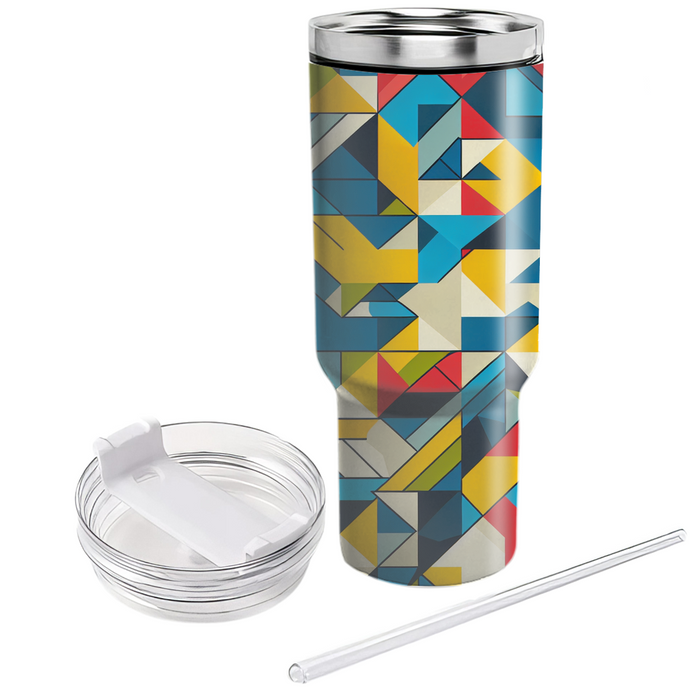 Bold Angular Mosaic  Unique Tumblers