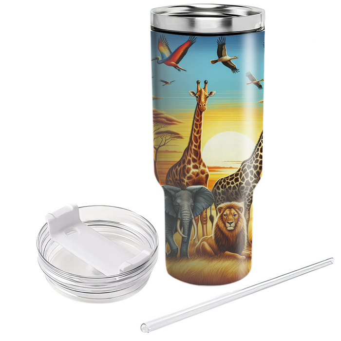 Wildlife Safari Adventure  Tumblers With Lids