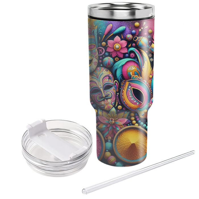 Unity In Diversity - A Festival Of Colors  Personalized Tumblers