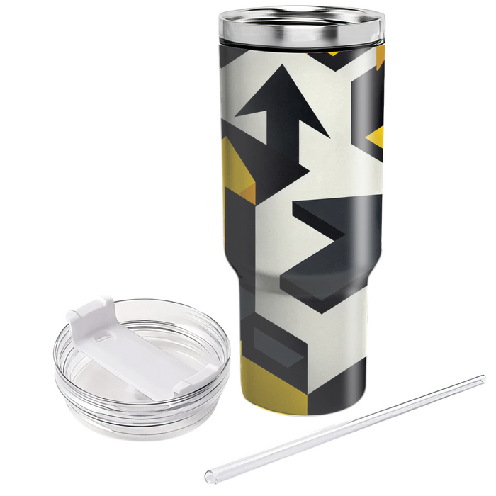 Geometric Arrows  Decorative Tumblers