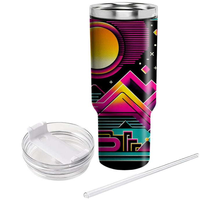 Neon Night Fever  Unique Tumblers