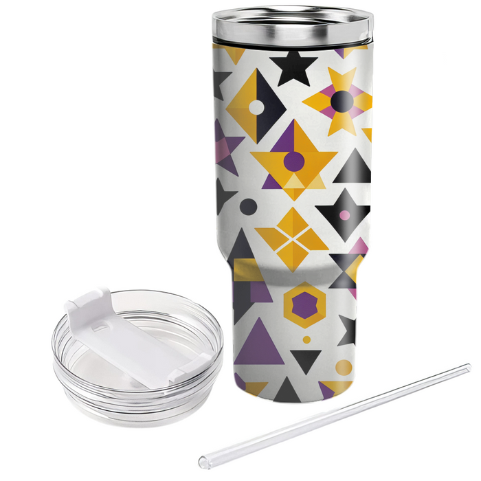 Geometric Star Array Custom Tumblers