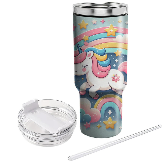 Whimsical Unicorn  Insulated Tumblers