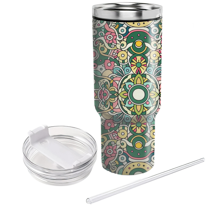 Geometric Garden  Decorative Tumblers