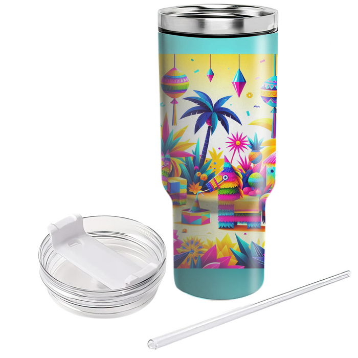 Tropical Retro Fiesta Insulated Tumblers