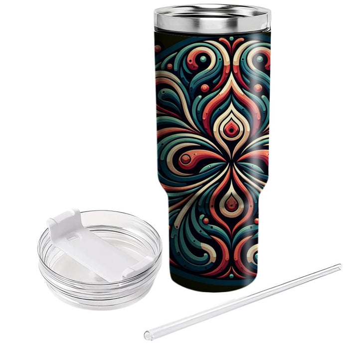 Opulent Paisley Vision  Unique Tumblers