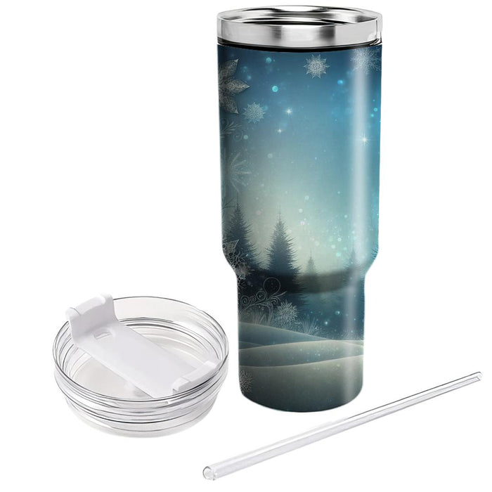 Winter Snowflake Bliss  Insulated Tumblers