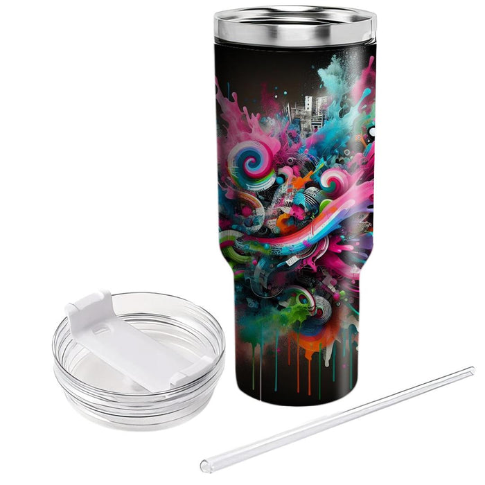 Urban Jungle Holi Unique Tumblers